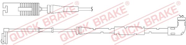 QUICK BRAKE Сигнализатор, износ тормозных колодок WS 0262 A